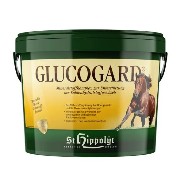 St. Hippolyt Glucogard- Nährstoffkonzentrat für Pferde mit Stoffwechselstörungen 3kg
